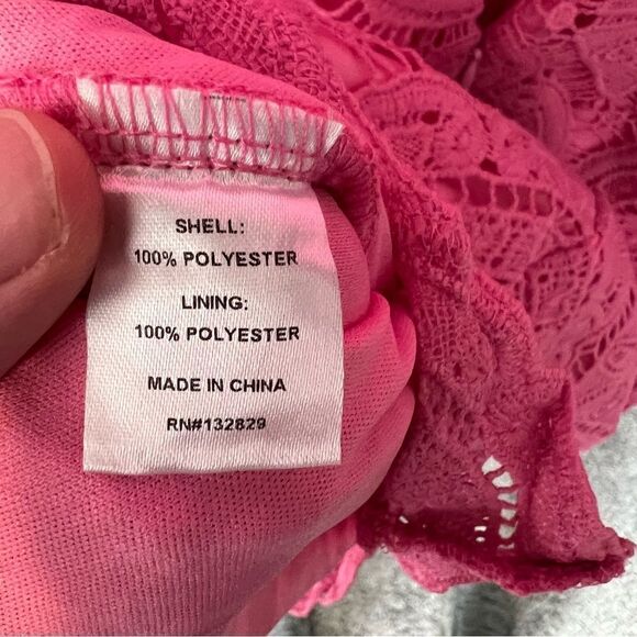 *Minor zipper issue* NWT Revolve x Superdown Vita Open Back Dress Pink | Size S - Picture 9 of 12